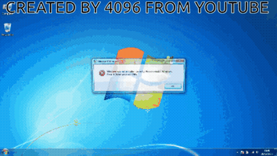 A Computer Screen With A Created By 4096 From Youtube Watermark GIF