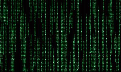 A Computer Screen With A Lot Of Green Numbers GIF