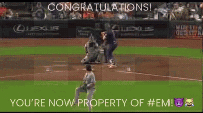 A Congratulations Message Is Displayed On A Basketball Game GIF