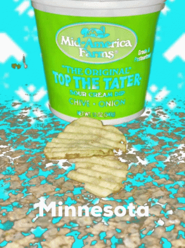 A Container Of The Original Top The Tater Chip Dip GIF