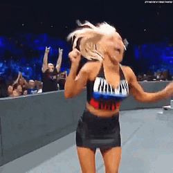 A Contestant Jumping For Joy GIF