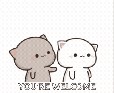 A Couple Of Cats Are Standing Next To Each Other And Hugging . GIF