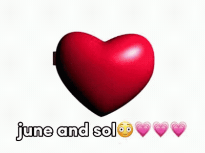 A Couple Of Girls Are Standing Next To Each Other In A Heart Shaped Frame . GIF