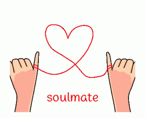A Couple Of Hands Holding A Red String In The Shape Of A Heart GIF