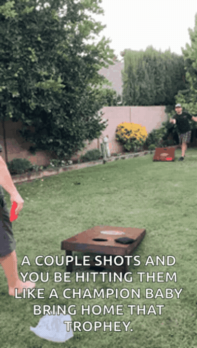 A Couple Shots And You 'Re Hitting Them Like A Champion Baby Bring Home That Trophy GIF