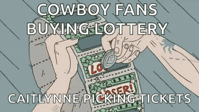 A Cowboy Fans Buying Lottery Caitlynne Picking Tickets Ad GIF