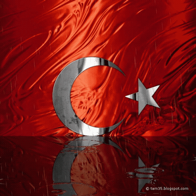 A Crescent Moon And Star On A Red Background With The Website Tam35.blogspot.com GIF