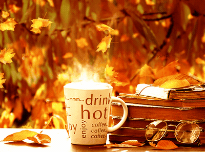 A Cup Of Hot Coffee With The Words Drink Hot Written On It GIF