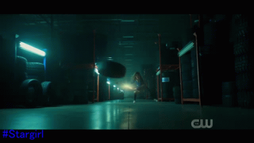 A Cw Logo Can Be Seen In The Corner Of A Screen GIF