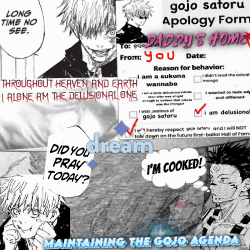 A Daddy 'S Home Apology Form That Says I 'M Cooked On It GIF