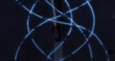 A Dark Background With A Lot Of Blue Lines Coming Out Of It . GIF