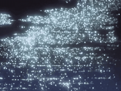 A Dark Background With A Lot Of White Sparkles On It GIF