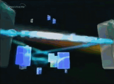 A Dark Background With A Premiere Logo On The Top Left GIF