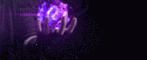 A Dark Background With A Purple Glowing Object In The Middle And The Word Rap Written In White GIF