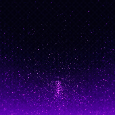 A Dark Purple Background With Purple Sparkles And The Words Steady Works On The Bottom GIF