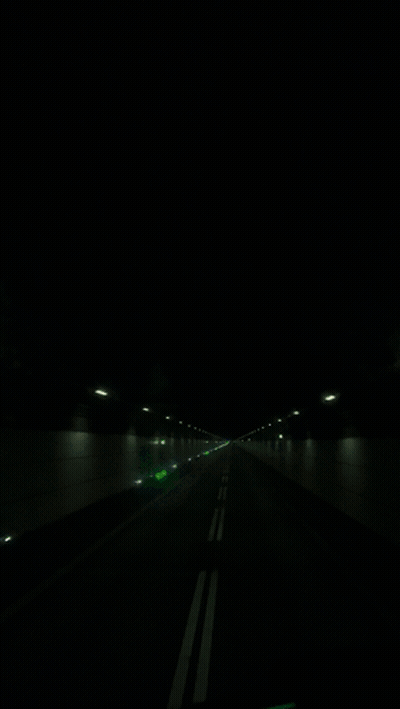 A Dark Tunnel With The Words Shagarita On The Bottom Right GIF