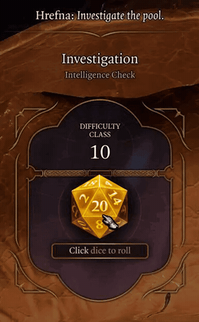 A Dice With A Difficulty Class Of 10 GIF