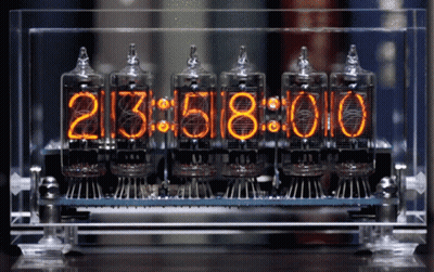 A Digital Clock Displays The Time As 3:13 GIF