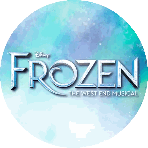 A Disney Frozen The West End Musical Logo Sticker