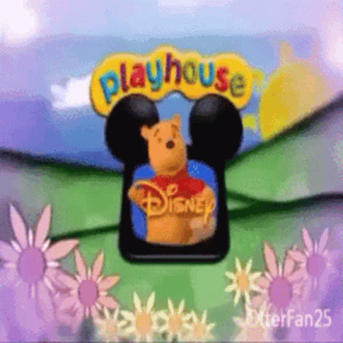 A Disney Playhouse Advertisement With Winnie The Pooh GIF