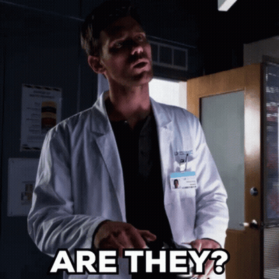 A Doctor In A Lab Coat Says Are They GIF