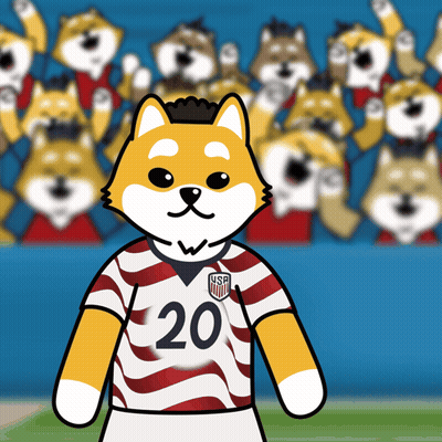 A Dog Wearing A Jersey With The Number 20 GIF