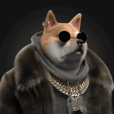 A Dog Wearing A White Bucket Hat And A Backpack GIF