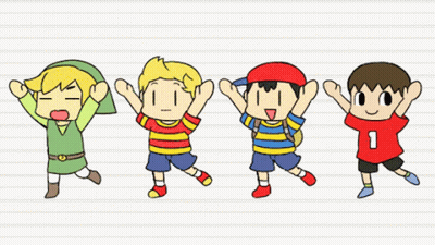 A Drawing Of A Boy In A Red Shirt With The Letter I GIF