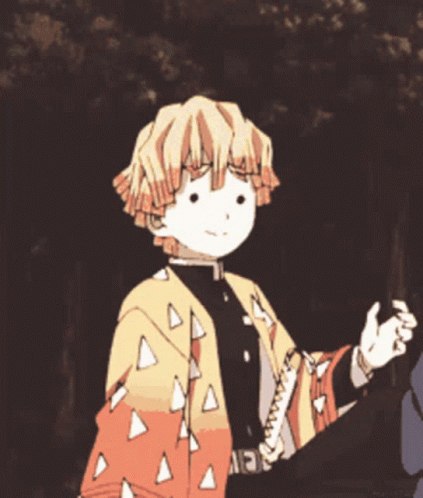 A Drawing Of A Boy With A Sword And Flowers Around Him GIF