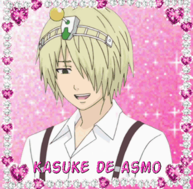 A Drawing Of A Boy With The Name Kasuke De Asmo On It GIF