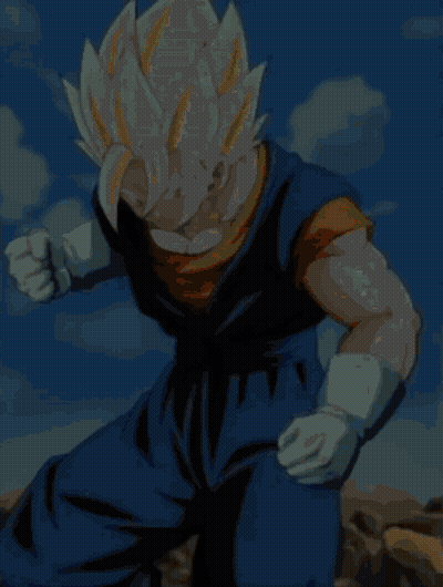 A Drawing Of A Cartoon Character With A Yellow Hair GIF