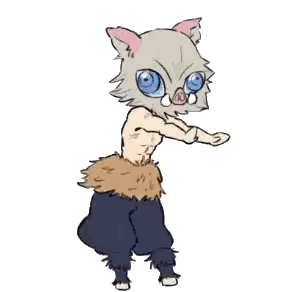 A Drawing Of A Cat With A Pig 'S Head . Sticker