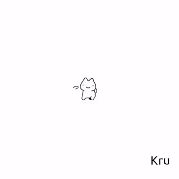 A Drawing Of A Cat With Its Tongue Out GIF