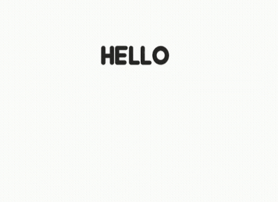 A Drawing Of A Cat With The Words Hello Written Above It GIF