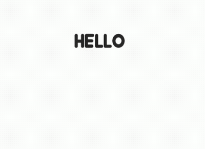 A Drawing Of A Cat With The Words Hello Written Above It GIF