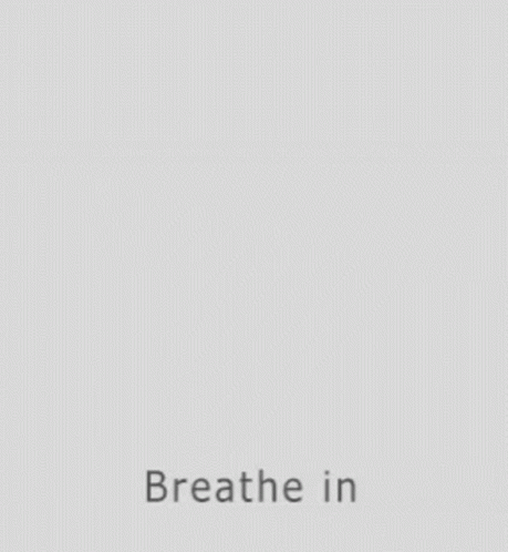 A Drawing Of A Circle With The Words Breathe Out Below It GIF