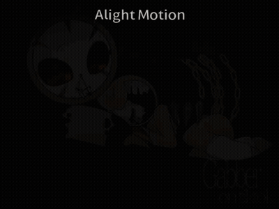 A Drawing Of A Clock With The Words Alight Motion On The Top GIF
