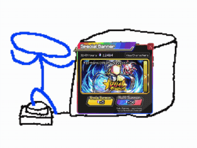 A Drawing Of A Computer Screen With A Special Banner GIF