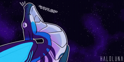A Drawing Of A Dragon With A Blue Tongue Coming Out Of Its Mouth And The Word Reese Below It GIF