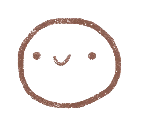 A Drawing Of A Face With A Smiley Face Sticker