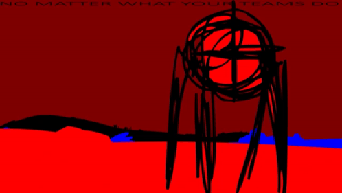 A Drawing Of A Face With The Words The Counter Has Begun Below It GIF