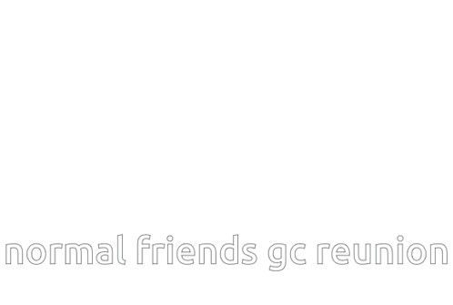 A Drawing Of A Family With The Words Normal Friends Go Reunion GIF