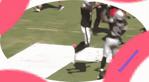 A Drawing Of A Football Game With The Word Insanola On The Bottom GIF