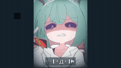 A Drawing Of A Girl Holding A Uno Card In Her Hand GIF
