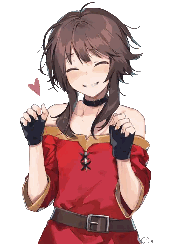A Drawing Of A Girl In A Red Dress With A Belt And Gloves Sticker