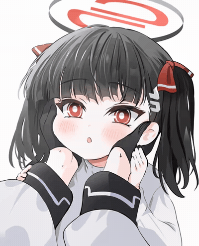 A Drawing Of A Girl With A Circle Around Her Head With A Letter O On It GIF