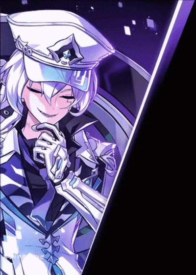 A Drawing Of A Girl With A Hat And Gloves With The Letter A On It GIF