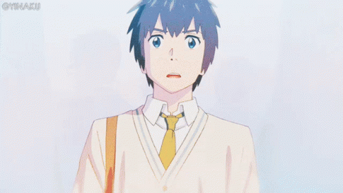 A Drawing Of A Girl With A Ponytail And The Word Minaku On The Bottom Left GIF