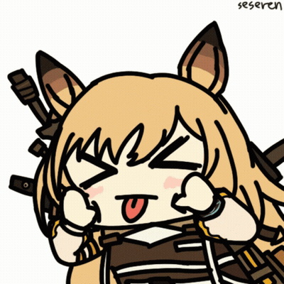 A Drawing Of A Girl With A Tongue Sticking Out And The Name Seseren On The Bottom GIF