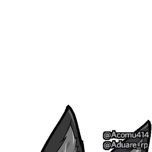 A Drawing Of A Girl With Fox Ears Has The Name Acomu414 On It Sticker
